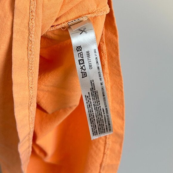 FREE PEOPLE Movement Oversized Keep Rolling Tank Top in Electric Orange Small - Picture 7 of 7